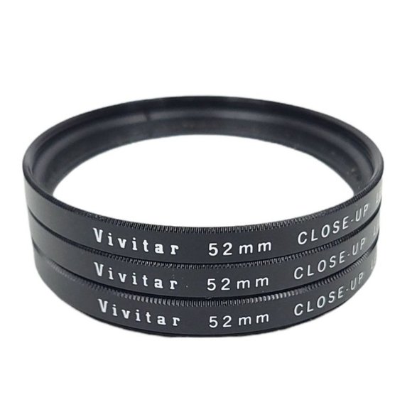 Vivitar 52mm Close Up Lens Set 1 2 4 Storage Case Japan - Picture 2 of 9